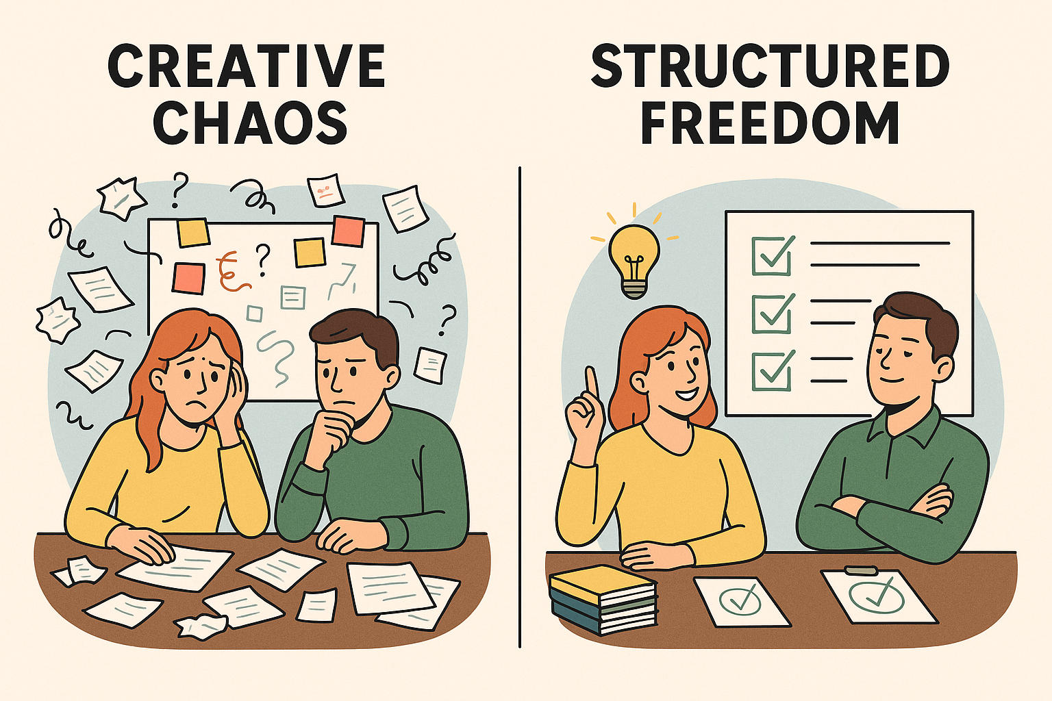 Structured Freedom Creative Chaos vs Structured Freedom | Startup Myth Explained
